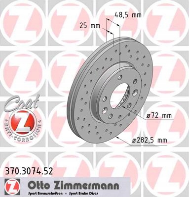 ZIMMERMANN SPORT DISCS FRONT MAZDA 6 GG GY KRAKOW photo 2 - milautoparts-fr.ukrlive.com