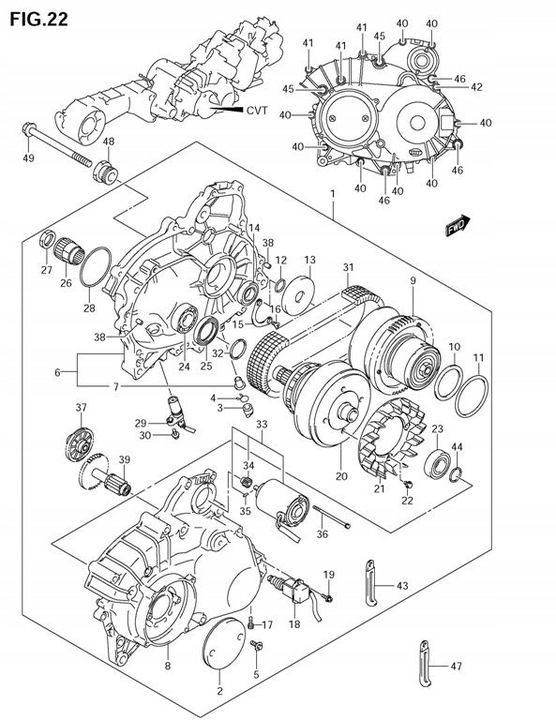 ÉTANCHÉITÉ CVT SUZUKI BURGMAN AN 650 photo 2 - milautoparts-fr.ukrlive.com