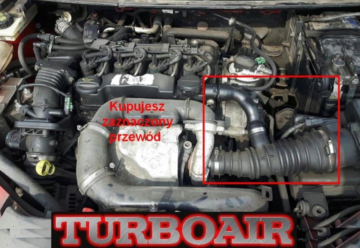 BUSE TUYAU FILTRE D'AIR TURBO FORD FOCUS C-MAX 1,6TDCI photo 4 - milautoparts-fr.ukrlive.com