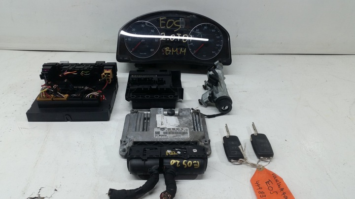 Блок управления 03g906021ta комплект vw eos 2, 0 tdi познань, Цена