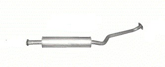Глушитель центральный nissan primera poj. 1, 6+ 1, 8 p12 02-2007 год., Цена