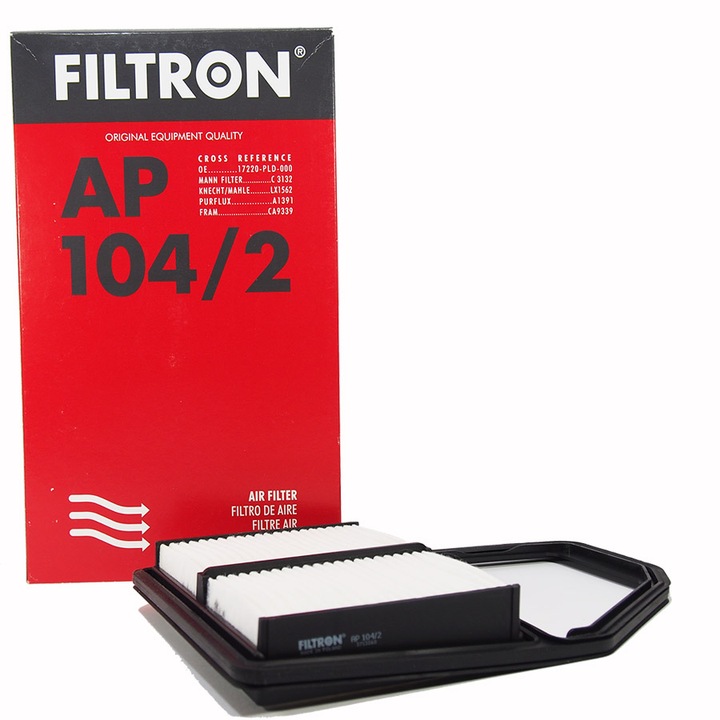 Filtron фільтр повітря ap104/ 2 honda хонда, Ціна