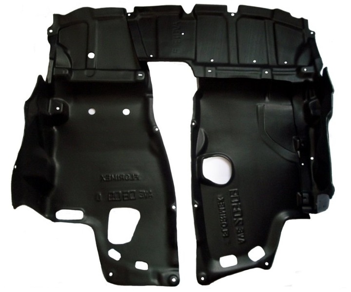 фото №1, Toyota avensis t25 03-09 защита двигателя pod двигатель + клипсы монтажные hdpe