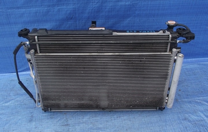 фото №1, Sonata iv 05-09 2.4 радиаторов комплект радиатор