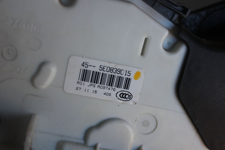 фото №3, Замок дверь зад левый vw passat b8 5e0839015