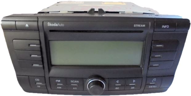 фото №1, Skoda octavia ii радіо cd skodaauto 1z0035161b