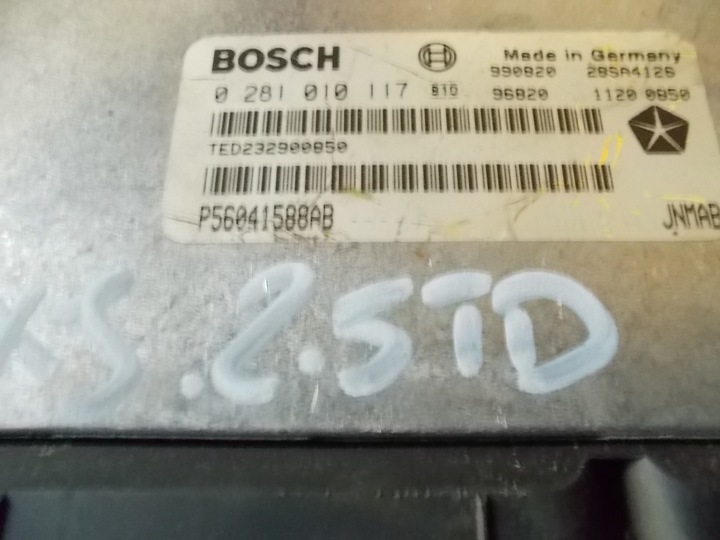 фото №1, Jeep grand cherokee wj2.5 комп'ютер блок керування 588ab