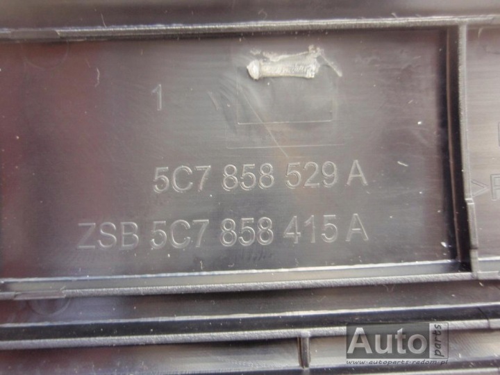 фото №5, Молдинг декоративная бардачка 5c7858529a vw jetta 5c