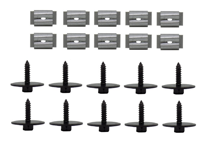 фото №1, Mercedes benz 190 w201 набор клипсы защитные накладки