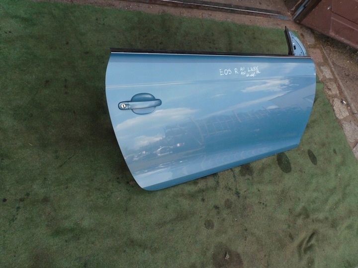 фото №2, Двері vw eos 1q праві сині lk5x