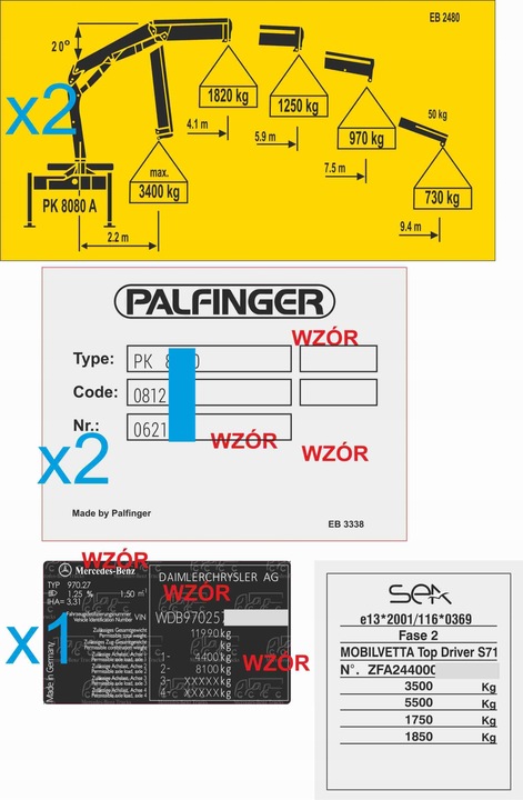 фото №7, Наклейка номинальная np subaru mercedes bmw i другие.
