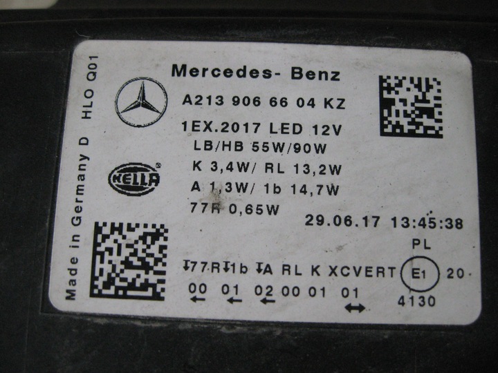 фото №9, Лампа перед - повний led - mercedes e клас w213