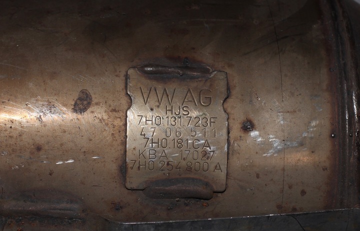 фото №2, Vw t5 каталізатор фільтр частинок dpf 7h0131723f