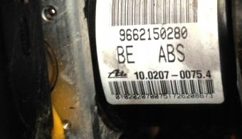 фото №8, Насос abs peugeot 207 c3 10.0970-1134.3 9662150380
