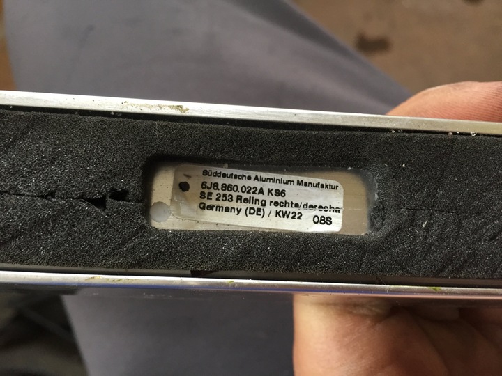 фото №3, Рейлинг крышный seat ibiza 6j