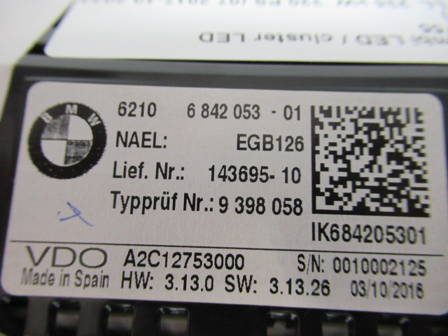фото №5, Bmw g12 g11 g30 манометр спідометр  led 6842053 дизель