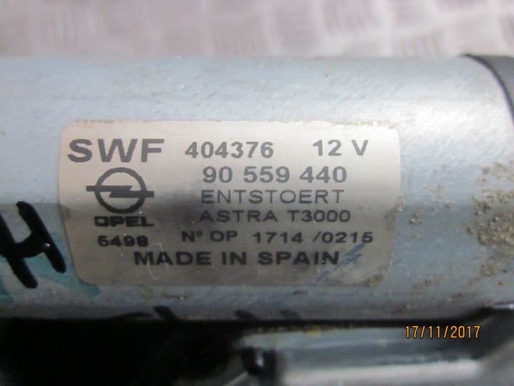 фото №6, Двигунчик двірники зад opel astra ii 98-09r hb