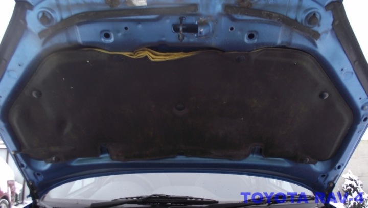 фото №6, Toyota rav-4 00-06 капот комплектная демонтаж