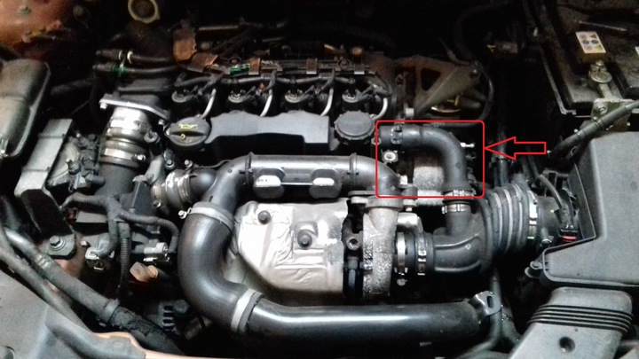 фото №11, Труба фільтра повітря volvo вентиляція картера s40 v50 c30 1.6d