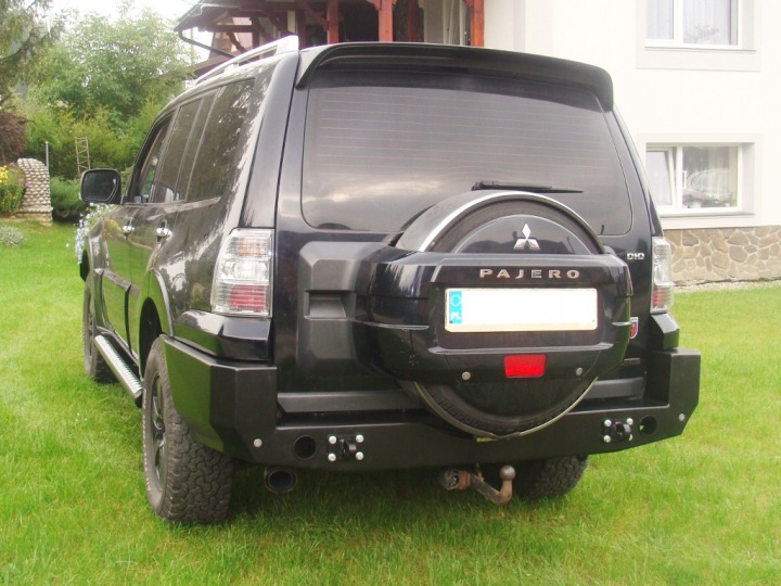 фото №9, Задний бампер стальной mitsubishi pajero 4 v80
