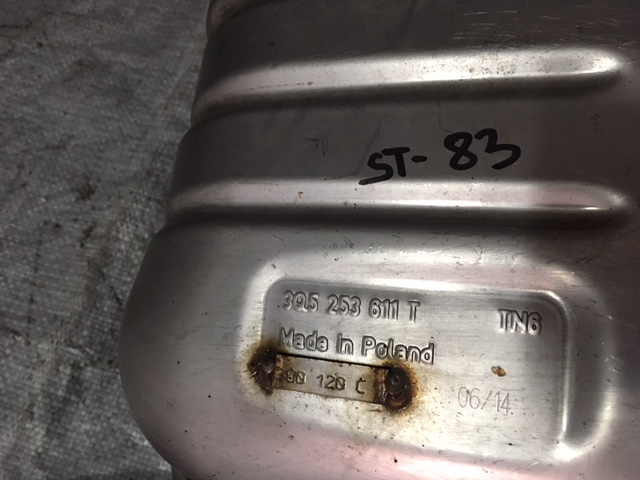 фото №6, Глушник вихлоп vw passat b8 3q5253611t 1.4 tsi