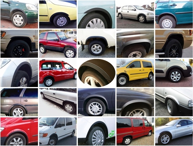фото №7, Fiat albea '02-12 накладки na крылья тюнинг 4+