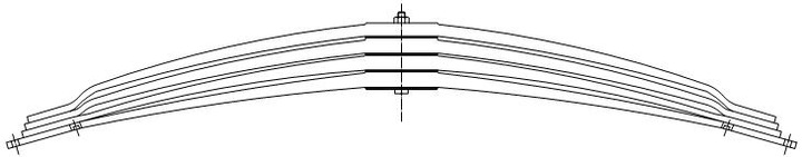 фото №1, Ресора actros 1831 - 4148 atego 1831 - 4140 зад 4p