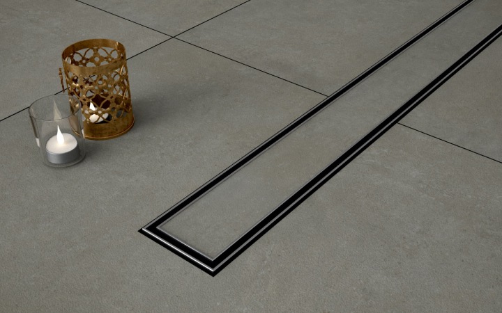 Lineární Odtok 100 cm pro zabudování do dlaždice Sanitline