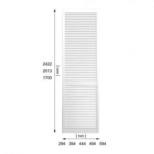 Жалюзийные двери для шкафа леруа размеры