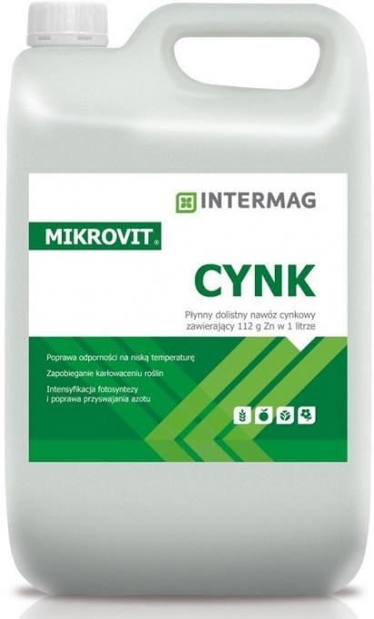 Zinkové listové hnojivo Mikrovit Zinek 5 l Zn 112 g/l
