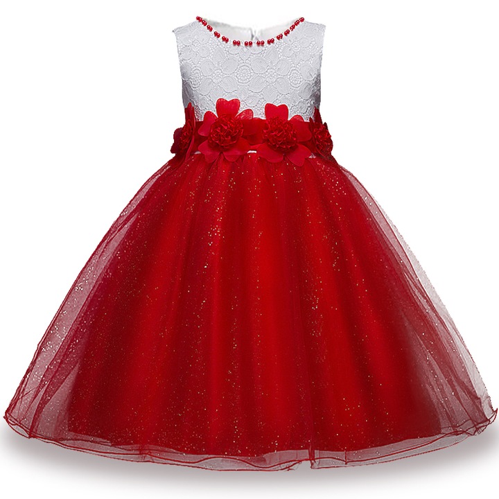 Детское красное платье на выпускной