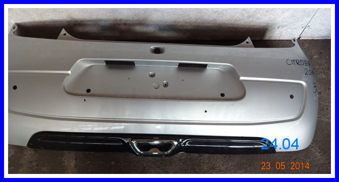 фото №5, Бампер задня задній citroen c1 14-15 хром