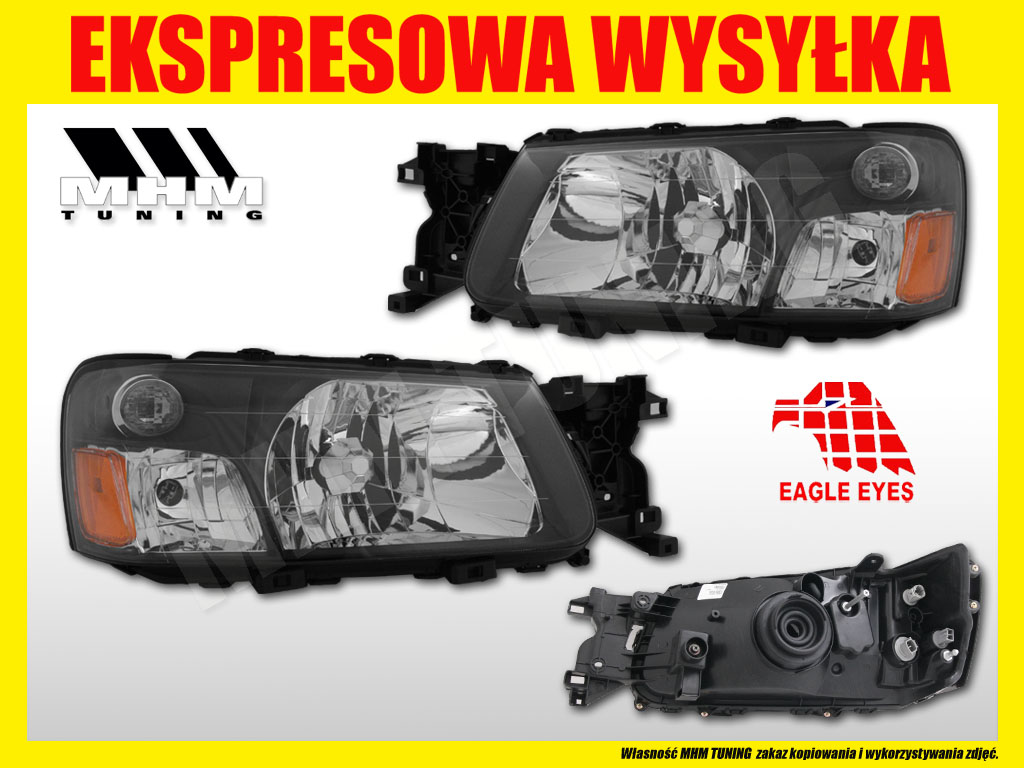 фото №2, Фара лампа subaru forester sg 2002-2005 r