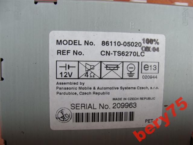 фото №5, Toyota avensis 03r радио cd навигация навигация