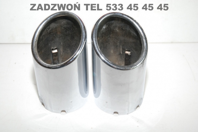 фото №4, Audi a4 a5 a6 a7 трубки na выхлоп хром оригинал