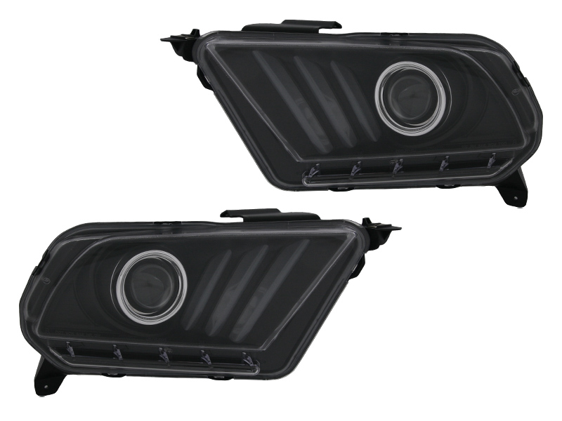 фото №1, Фары лампы day line light led neon dts ford mustang lift 2010-2013