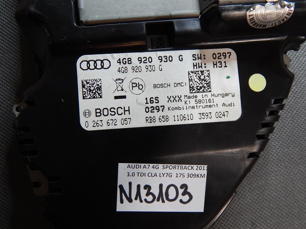 фото №4, Audi a7 4g счетчик 4g8920930g