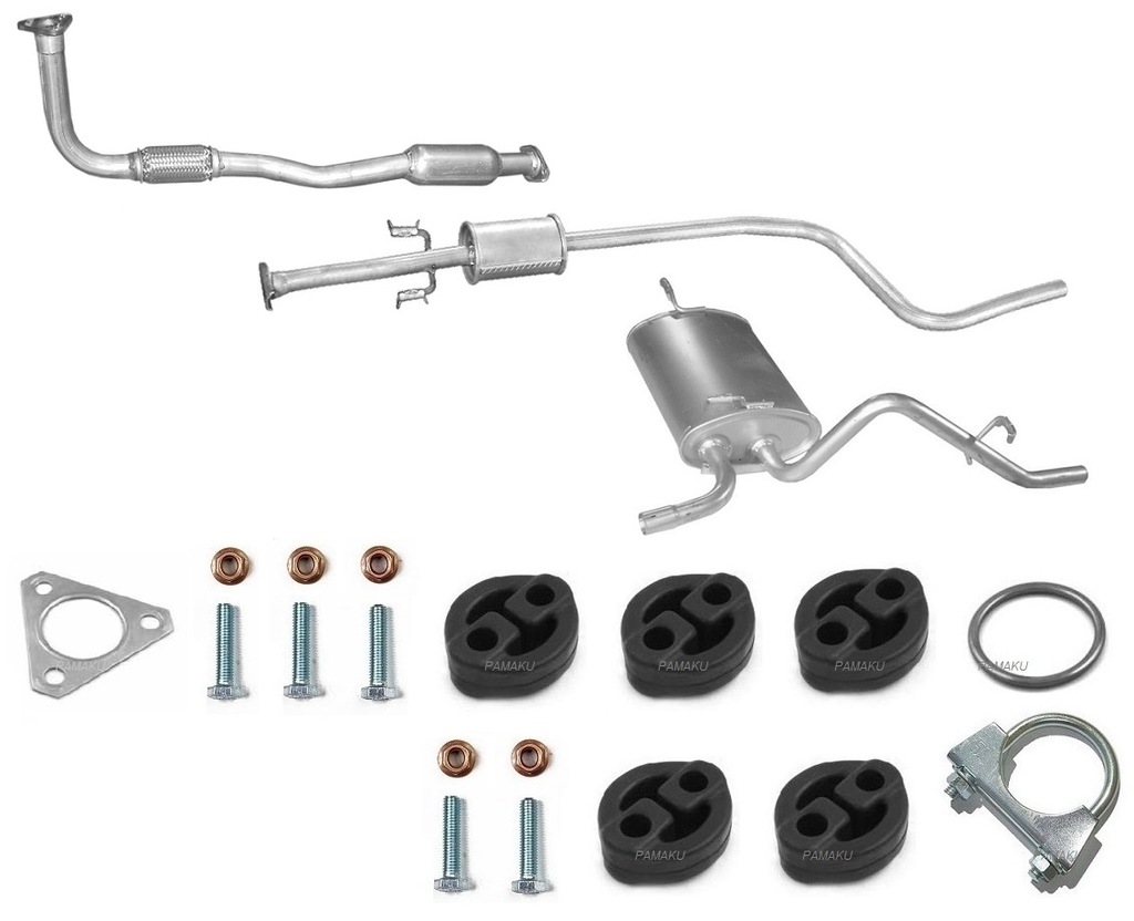 фото №1, Daewoo matiz 796ccm 38kw 1998-2000 гаситель средний конечный труба коллектор