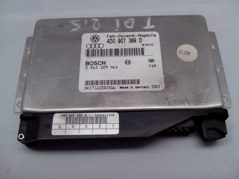 фото №1, Audi a8 d2 блок керування бортовий комп'ютер esp 4d0907389d