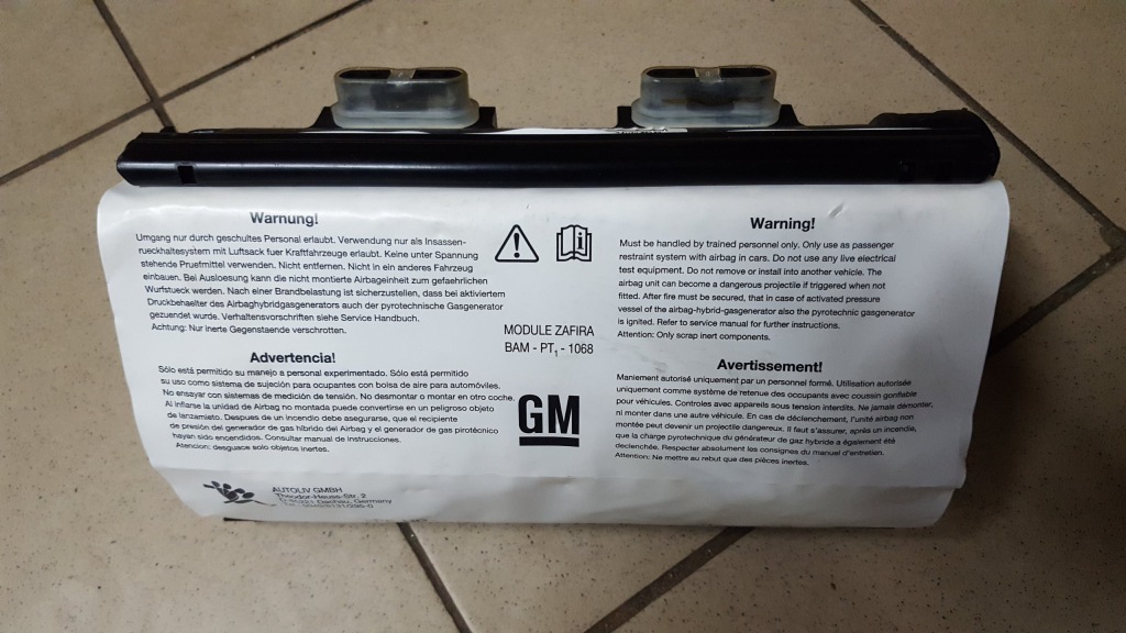 фото №1, Подушка пасажира opel zafira b