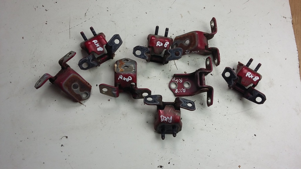 фото №1, 2x петля петлі двері правий лівий góra dół mazda rx8 оригінальний номер