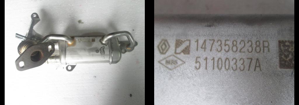 Купити Радіатор вихлопних газів renault captur 1.5dci 147358238r