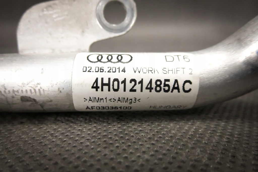 фото №6, Audi оригінальний номер 4h0121485ac труба шланг wody