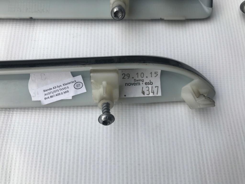 фото №10, Audi a3 s3 rs3 8v накладки декоративные piano 8v1853190p