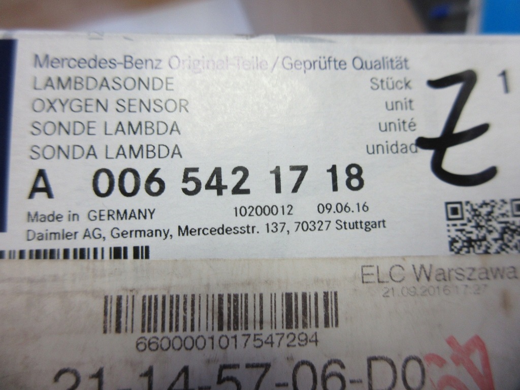 Mercedes датчик лямбда-зонд a0065421718 Доставка
