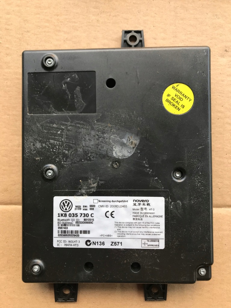 Купить Модуль bluetooth vw seat skoda audi 1k8035730c