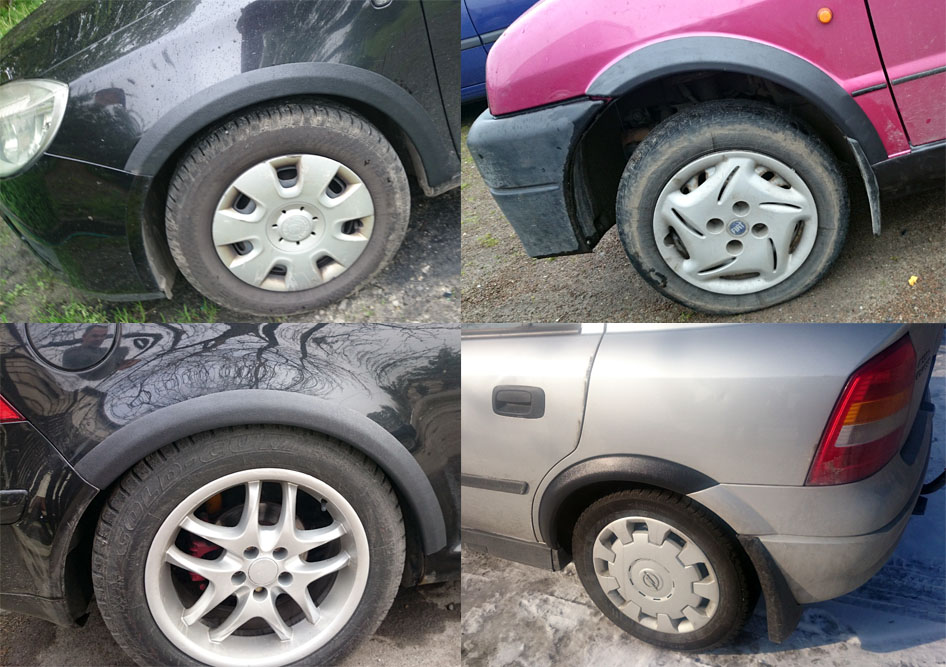 фото №9, Накладки крыла крыльев skoda octavia 1 lift.