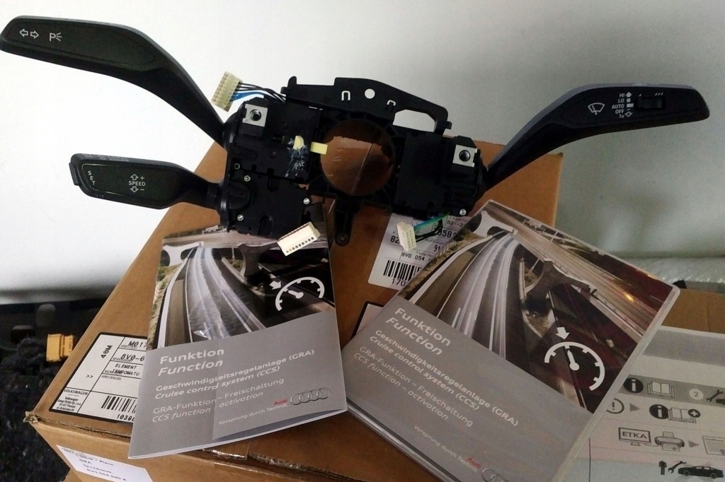 фото №1, Переключатель круиз-контроль монтаж vw golf vii 7 gdańsk