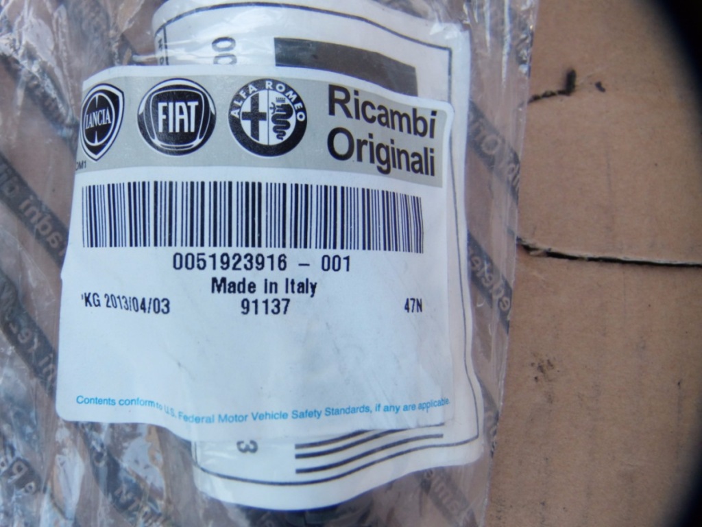 фото №2, Шланг стартер генератор fiat panda iii 12-