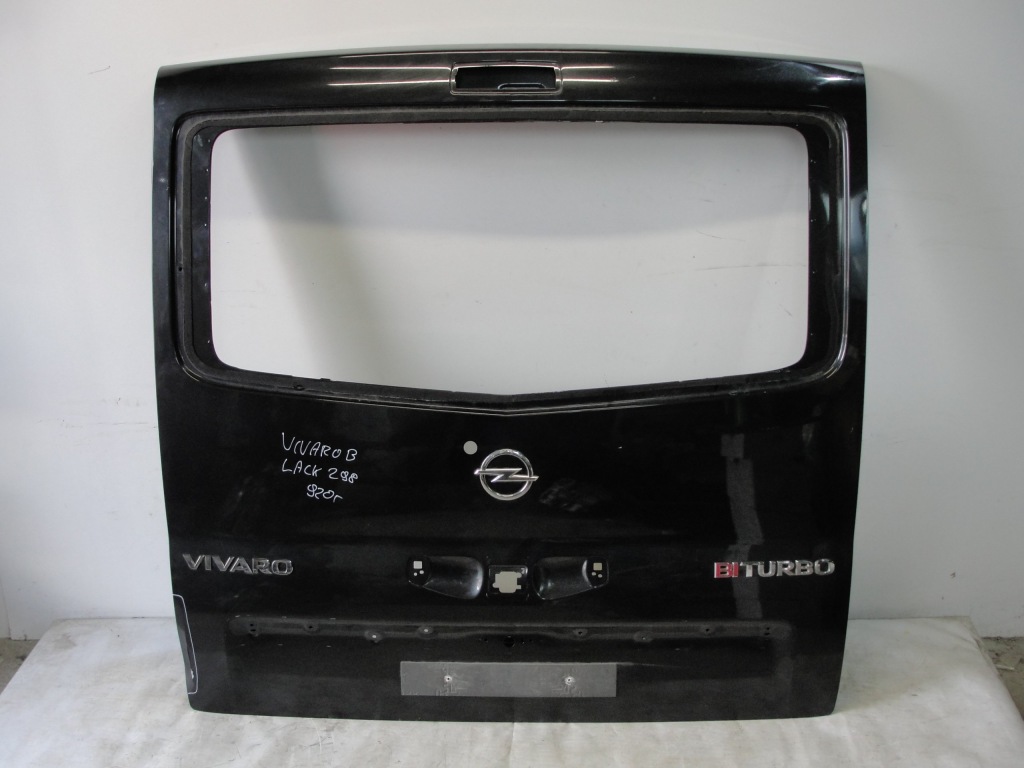 фото №1, Крышка багажника opel vivaro b lak 298